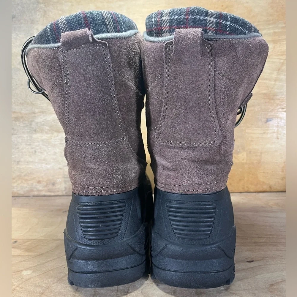 Bass Daredevil Leather Thermo Lite Performance Mens Sz 7 Insulations Boots Brown